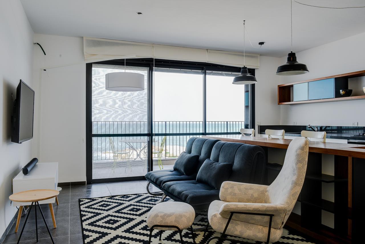 חיפה Beautiful Apartment On The First Line Of The Sea מראה חיצוני תמונה